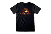 Mortal Kombat Unisex Adult Logo T-Shirt (Black) - UTHE797