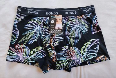 Bonds Mens MX3N OK3 Digi Jungle Printed GuyFront Trunk Brief Size XXL New