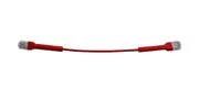 8ware Ultra-Thin Flexible CAT6 Cable 7M - Red Colour 90o Angled RJ45 Connectors Ethernet Network LAN Patch Cord