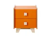 Hipster Bedside Table - Orange
