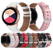 Genuine Leather Band Strap For Samsung Galaxy Watch 3 41mm Active 2 40/44mm