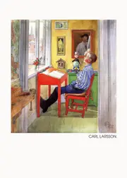 [Namly Design] Poster - Carl Larsson / Reading Boy