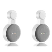 2pcs Suitable for Google audio for Google nest mini wall bracket second generation socket wall hanging hanger bracket-1 White