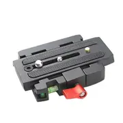 Quick Release Clamp Adapter + Quick Release Plate P200 Compatible for Manfrotto 501 500AH 701HDV 503HDV Q5(Black)