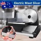 Meat Slicer 200W Electric Deli Food Cheese Bread Fruit Beef Vegetable Slicer