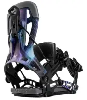 2025 Nidecker FLOW NX2 Fusion Space Black Snowboard Bindings NEW XL (11-14)