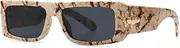 [TYUVIVO] Fashion Vintage Rectangle Sunglasses Women Men Luxury Small Frame Flat Top Gradient for Female Uv400