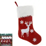 Christmas Stocking With Lights Pendant for Xmas Tree Home Party Decor-Elk