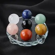 Natural Crystal Balls Mini Seven Star Array Yoga Natural Crystal Balls Mini Seven Star Array Yoga,Base-8cm