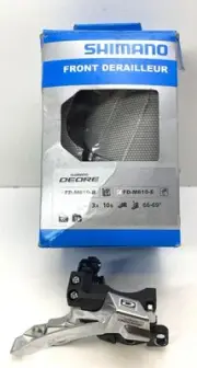 Shimano Deore 10-Speed Dual-Pull Triple Front Derailleur (Top Swing, E-Type)