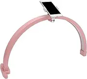 Half Moon Nail Desk Lamp, 22 Inch 20W 1500LM 3200 to 5600K Foldable Half Moon Light for Nail Desk with Phone Holder Touch Control LED Lash Light for Eyelash Extensions Tattoo (AU)