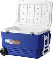 Glacio 60L Portable Ice Cooler Box with Wheels Camping Insulating Hard Cooler