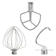 KitchenAid Tilt-Head Stainless Steel Stand Mixer Tools (3-Piece Set)