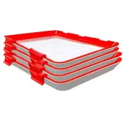 Food Plastic Fresh-Keeping Tray Stackable Food Tray Reusable Food3255