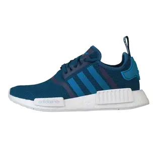 adidas Originals NMD R1系列織紋網面慢跑潮鞋(男/藍)