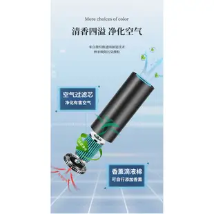 空氣淨化器Y8 溫濕度版 負離子USB 家用車用空氣清淨機 負離子空氣清淨機 除異味清淨 除異味煙味PM2.5