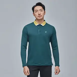 ADISI 男抑菌單向導濕WaterFree長袖POLO衫AL2021044 (M-2XL) / 城市綠洲 (隔濕紗 吸濕排汗 速乾 抗菌 保暖)