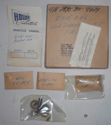 Holley Governor Overhaul Kit 85R-246 Army Surplus NOS SNS# 81 9A129907409429