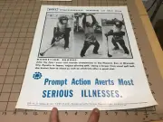 14x17" PNI Pictorial News of the Day Poster - MONKEY PLAYING GOLF - Oct 24 -1973