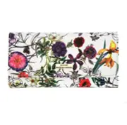 Leather Wallet, Botanics Floral Print Large Leather Wallet, Serenade.