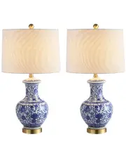 JONATHAN Y Jennifer 25.25in Ceramic Metal LED Table Lamp