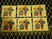 PBR PABST BLUE RIBBON Beer ~ NEW ~ 6PK Cool Blue Man Temp Tattoos FREE US Ship