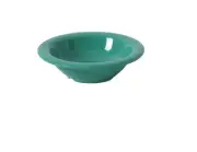 Yanco China MS-5044GR Milestone Green Melamine 4.5 oz. Salad Bowl - 4 Doz