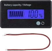 Battery Capacity Monitor, Battery Capacity Display Simple and Efficient for Battery Safety for Home or Electricity Hazard(Blue, Pisa Leaning Tower Type)