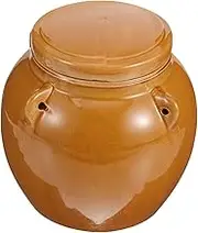 GANAZONO Mason Jars Lids Wide Mouth Ceramic Honey Storage Jar Mason Jars Canning Lid Pickle Jar Vintage Style