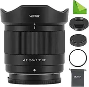 VILTROX 56mm F1.7 f/1.7 XF-Mount, APS-C Large Aperture Auto Focus Lens for Fuji X-Mount Cameras X-PRO2 X-PRO3 X-T1 X-T2 X-T3 X-T4 X-T20 X-T30 X-T30II X-T200 X-S10 X-H2 X-H2S X-T5 X-E3 X-E4