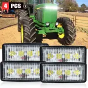 4PCS LED Headlight Upper Cab Light For John Deere 7200, 7400, 7600, 7700, 7800