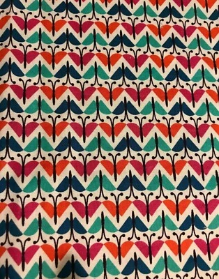 FABRIC REMNANTS #1 New Butterflies 35cm x 30cm Cotton Print sewing material