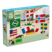 600pc Plus-Plus Learn to Build/Create Flags of The World Kids Learning Toy 5y+