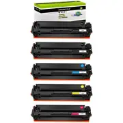 5PK Toner Compatible with HP 202A CF500A LaserJet Pro MFP M281FDW M281CDW M254DW