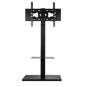 Floor TV Stand Tall Corner TV Mount Stand Bracket Shelf 32-65" Universal Swivel