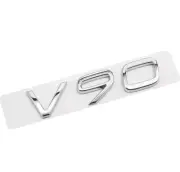For VOLVO V90 Bright Silver Rear Boot Trunk Emblem Sticker Letter Badge (for: Volvo)