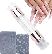 Nail Stamper Kit - Home Stamping Pens | Rhinestone Embellished Stamping Pens Tool for Manicure Decoration Women Home Nail Salon
