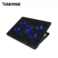 在飛比找三井3C購物網優惠-【ESENSE 逸盛】E-C11 冷光五風扇筆電散熱墊