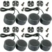 4 Pairs 2000 Watts Car Audio Piezo Super Dome Tweeter