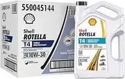 Shell Rotella T4 Triple Protection Conventional 10W-30 Diesel Engine Oil (1-Gallon, Case of 3)