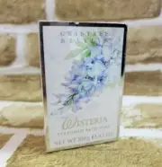 Crabtree & Evelyn Wisteria Perfumed Soap Bath Bar Retired HTF 3.5 fl oz Box
