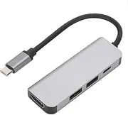 Aluminum Alloy Support 4K Ultra High Definition Output, USB‑C Docking Station, Type‑C Multiport Adapter, TypeC/USB3.0/for HDMI Interface for HDTV
