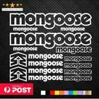 MONGOOSE - 16 Vinyl Decals Stickers Sheet Bike Frame Cycle Cycling Bicycle V2 -