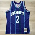 Mitchell Ness Larry Johnson Hornets Swingman Alternate Jersey 94-95 -Men's Large