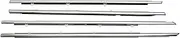 Car Door Window Glass Sealing Strips Shelters Chrome Rubber Trim Strip Compatible for Honda Accord 2008-2012 Car Exterior Accessories