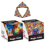 Variety Changeable Magnetic Magic Cube 3D Hand Flip Puzzle Anti-Stress Toy Gift