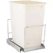 Pull Out Trash Can Metal Shelf Under Cabinet Slide For Garbage Waste Bin Storage