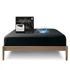 KING sized Black Waterproof Fitted Sheet as Mattress Protector or Nuru Massage