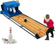 Electronic Bowling Alley Game Set for Home - Automatic Reset Indoor Bowling w/LED Light & Sound FX, Family Fun for Kids & Adults, Party Games