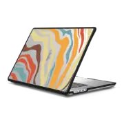 MacBook Pro 16-inch (M1 - M4) Impact Case 70s swirls - retro stripes - groovy lines